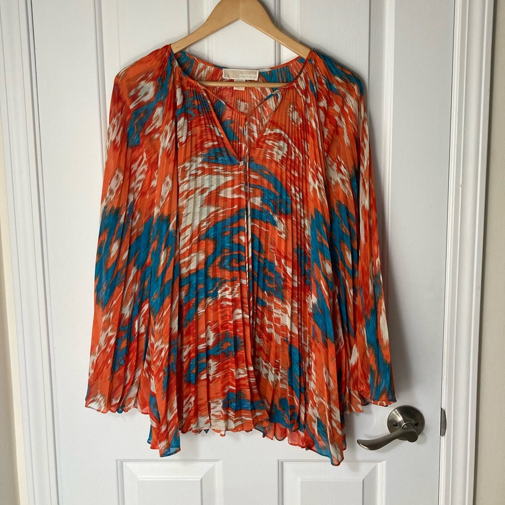 Michael Kors Pleated Accordian Tunic